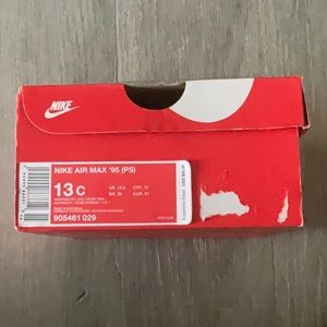 Children Air Max 95 size 13c Brand New